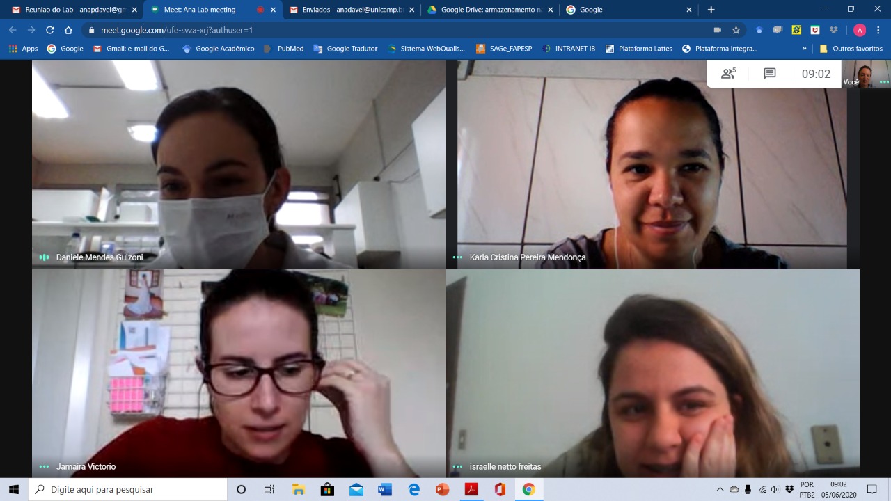 Online Lab meeting in 2020- "The new normal"