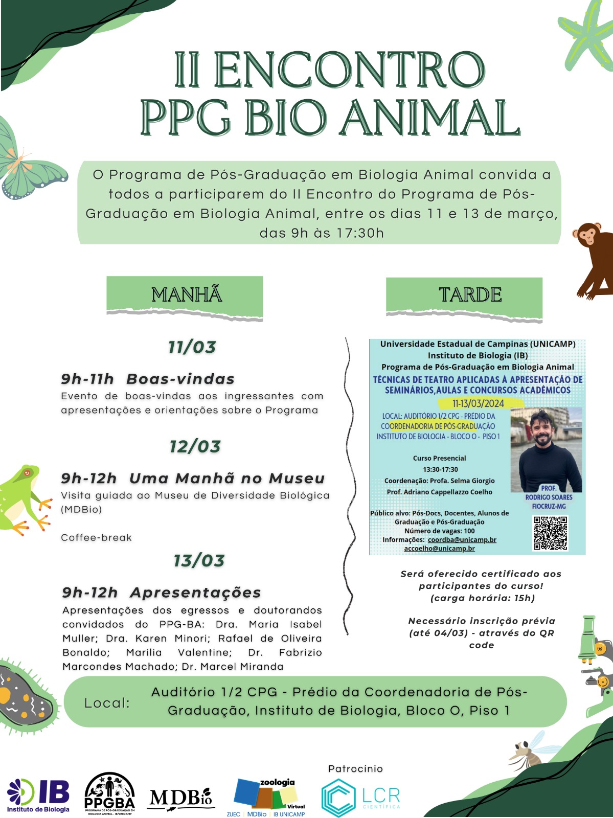 Cartaz do II Encontro do PPGBA Cartaz do II Encontro do PPGBA