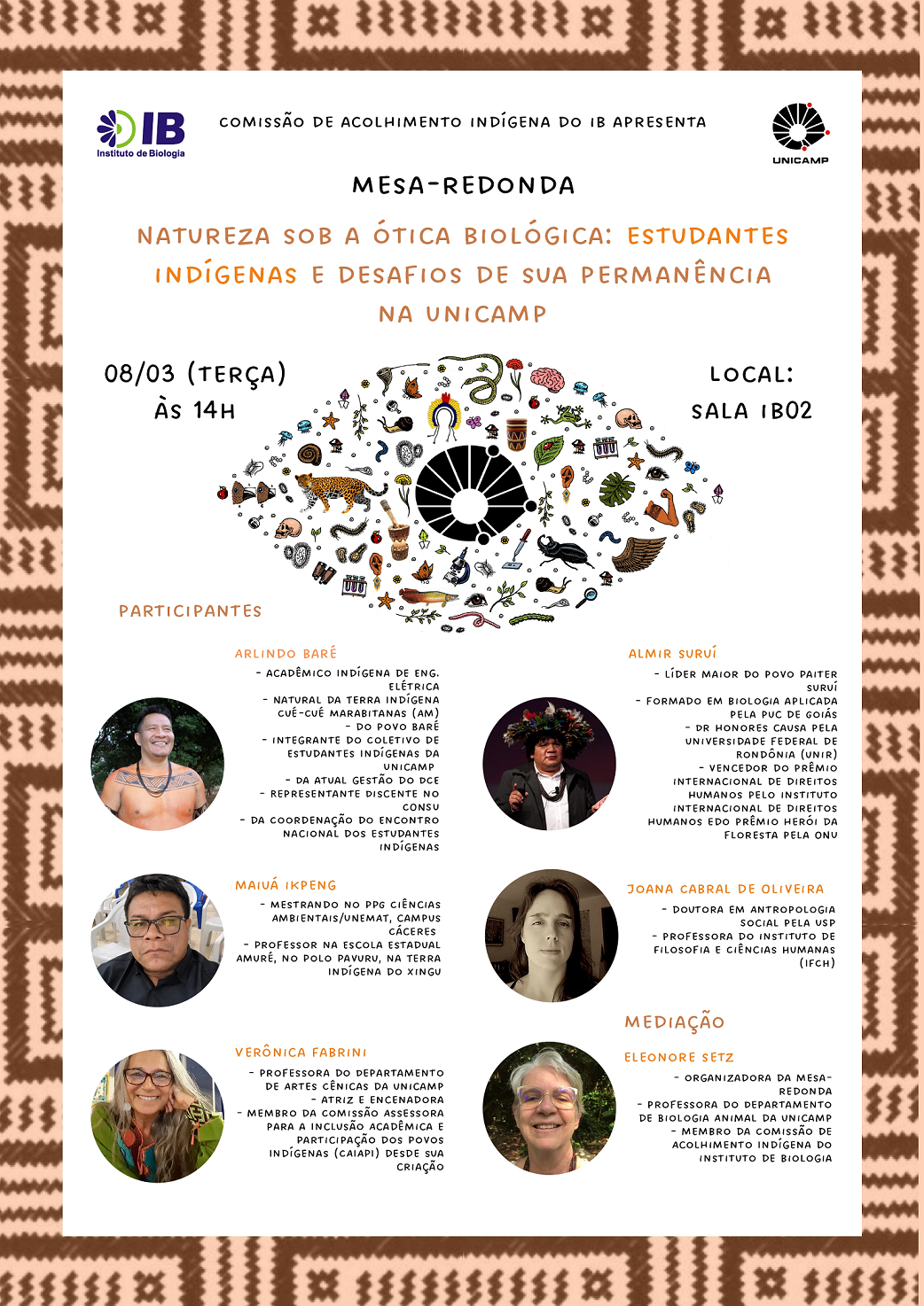 Natureza sob a ótica biológica: estudantes indígenas e desafios de sua permanência na Unicamp