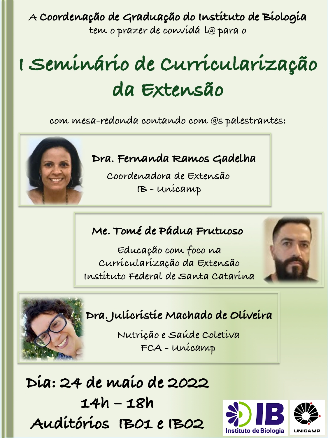 I Seminário de Curricularização da Extensão