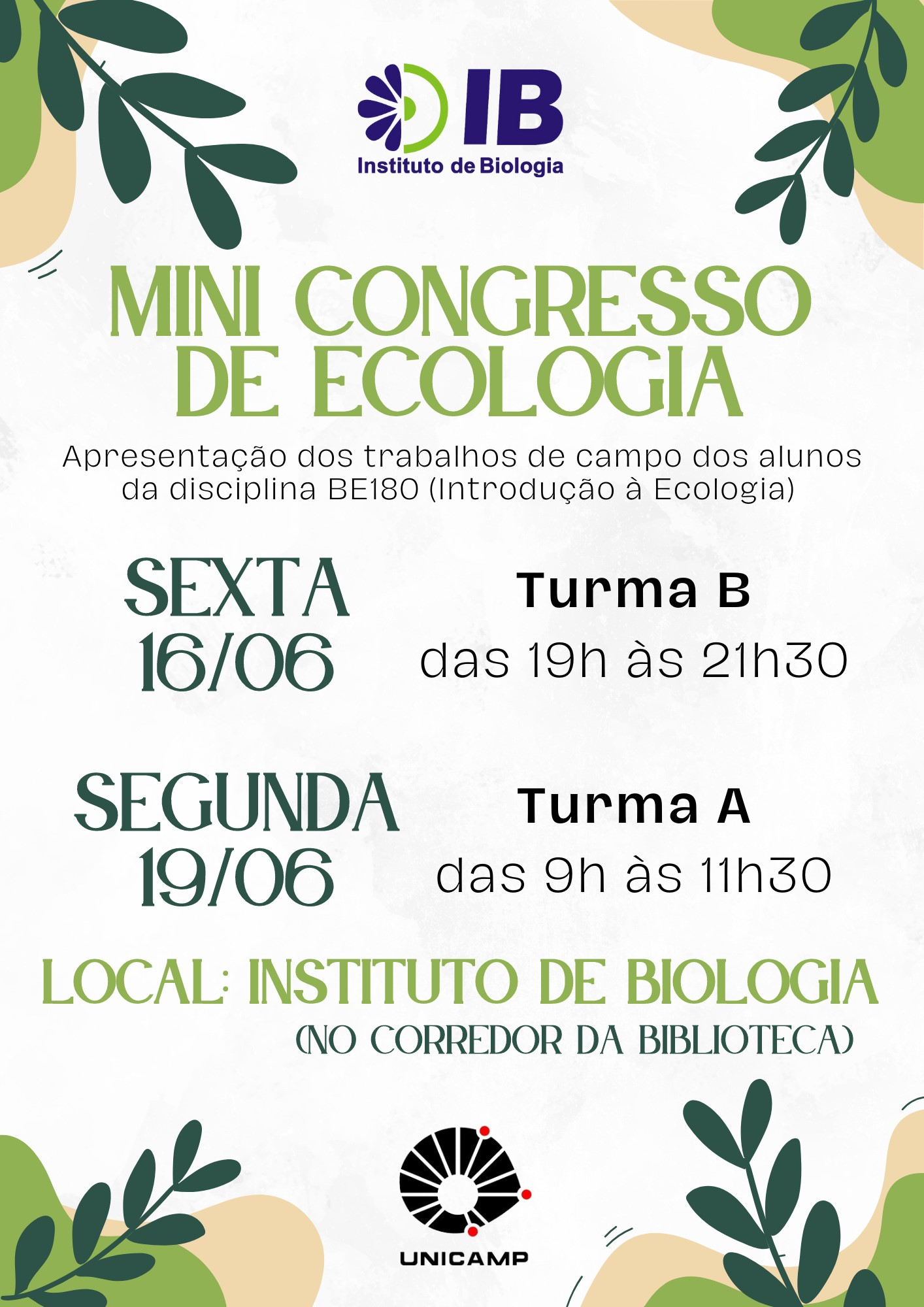 Mini Congresso de Ecologia